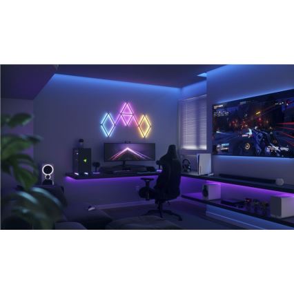 Nanoleaf - Zestaw przedłużający 3x LED RGBW Szyna ściemnialna LINES LED/2W/230V 1200-6000K Wi-Fi
