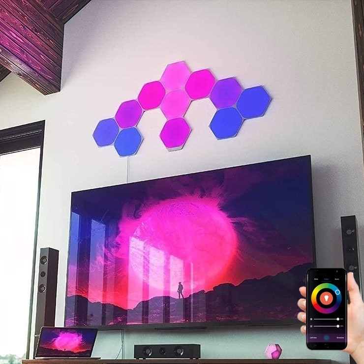 Nanoleaf - ZESTAW 15x LED RGB Ściemnialny panel LED/2W/230V 1200-6500K Wi-Fi