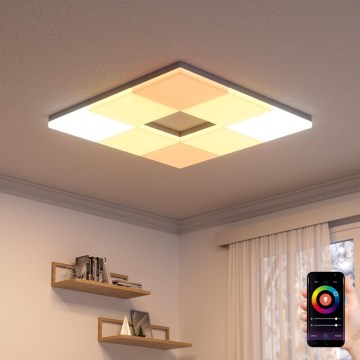 Nanoleaf - ZESTAW 3x LED RGBW ŚCIEMNIALNE OPRAWY SUFITOWE SKYLIGHT LED/18W/230V + 2xLED/16W/230V 2700-6500K Wi-Fi