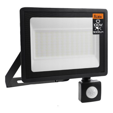 Naświetlacz zewnętrzny LED/100W/230V 4500K IP65 czarny
