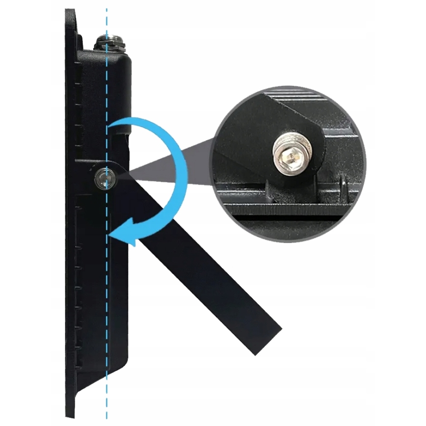 Naświetlacz zewnętrzny LED/100W/230V 4500K IP65 czarny