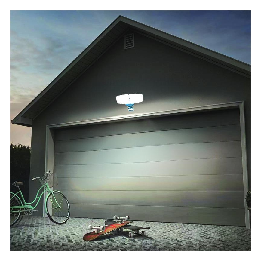 Naświetlacz zewnętrzny LED z czujnikiem LED/24W/230V 3000/4000/6000K IP54 antracyt