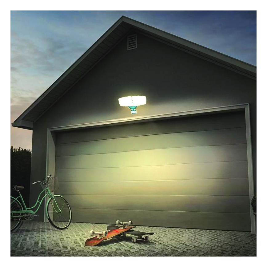 Naświetlacz zewnętrzny LED z czujnikiem LED/24W/230V 3000/4000/6000K IP54 antracyt