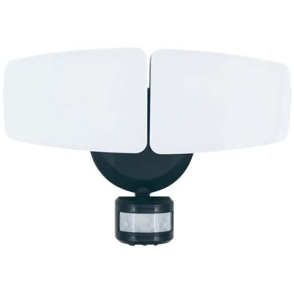 Naświetlacz zewnętrzny LED z czujnikiem LED/24W/230V 3000/4000/6000K IP54 antracyt