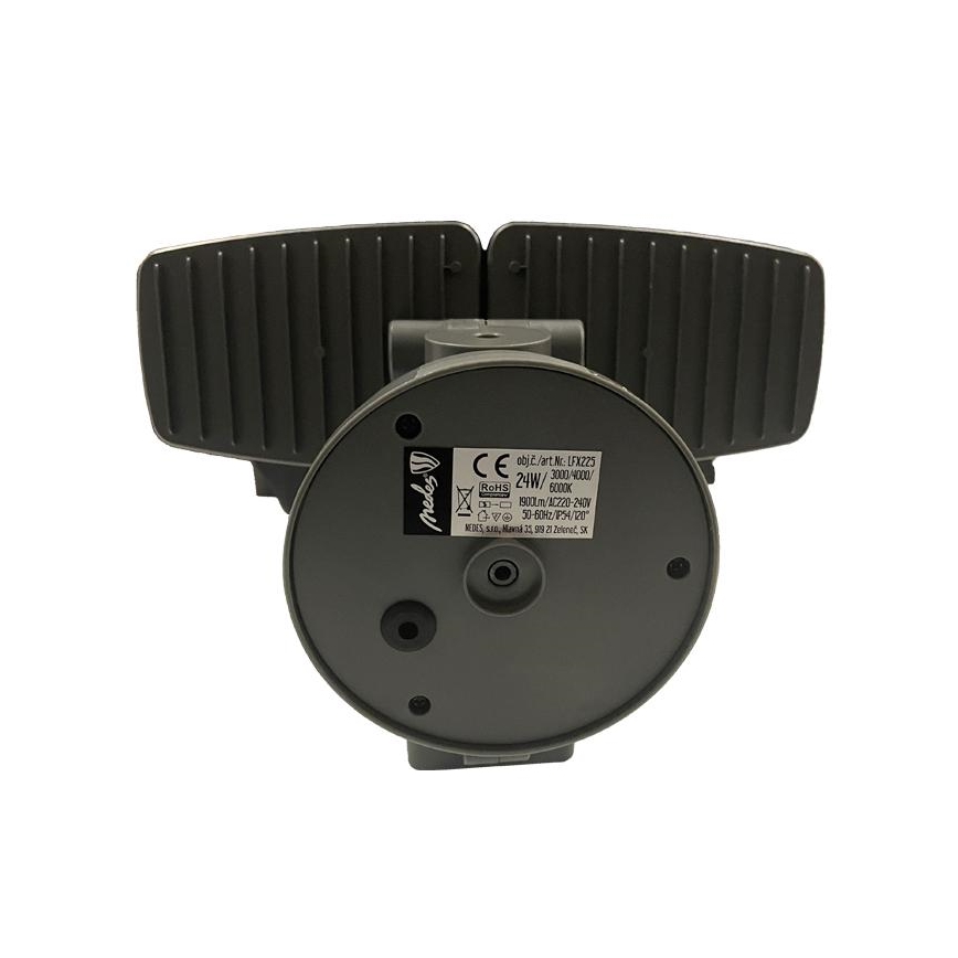 Naświetlacz zewnętrzny LED z czujnikiem LED/24W/230V 3000/4000/6000K IP54 antracyt