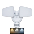 Naświetlacz zewnętrzny LED z czujnikiem LED/24W/230V 3000/4000/6000K IP54 biały