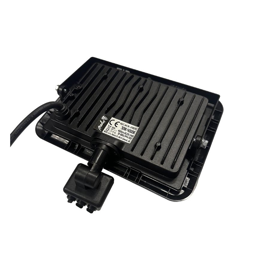 Naświetlacz zewnętrzny LED z czujnikiem LED/50W/230V 4000K IP44 czarny