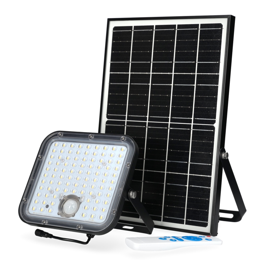 Naświetlacz zewnętrzny z czujnikiem LED/30W/6,4V 4000K IP65 + pilot