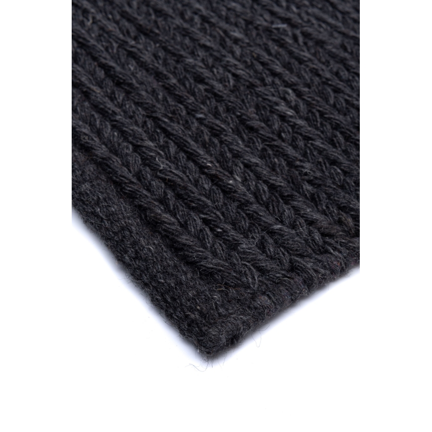 Naturalny dywan FIR WOOL 160x230 cm 2600 g/m2 antracyt