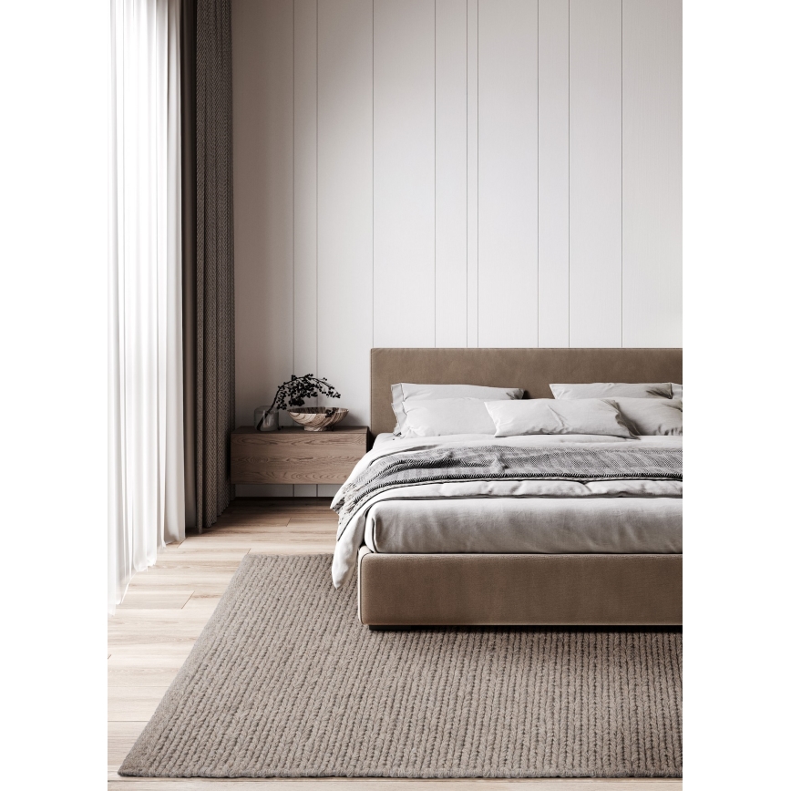 Naturalny dywan FIR WOOL 160x230 cm 2600 g/m2 beżowy