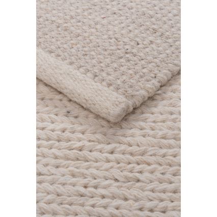 Naturalny dywan FIR WOOL 70x140 cm 2600 g/m2 kremowy