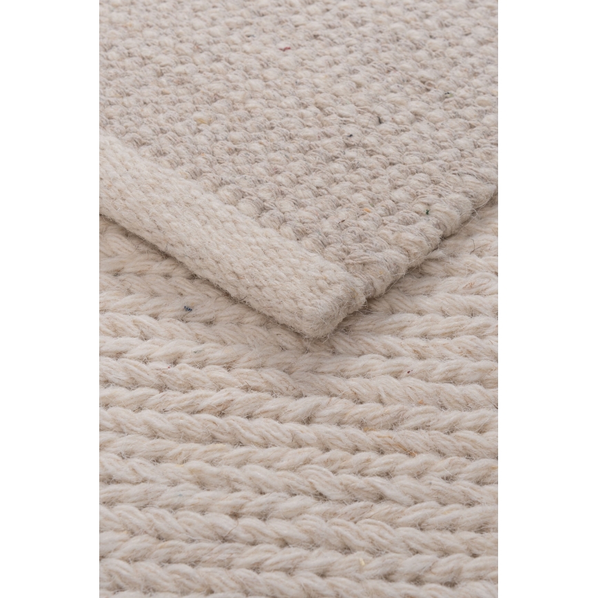 Naturalny dywan FIR WOOL 70x140 cm 2600 g/m2 kremowy