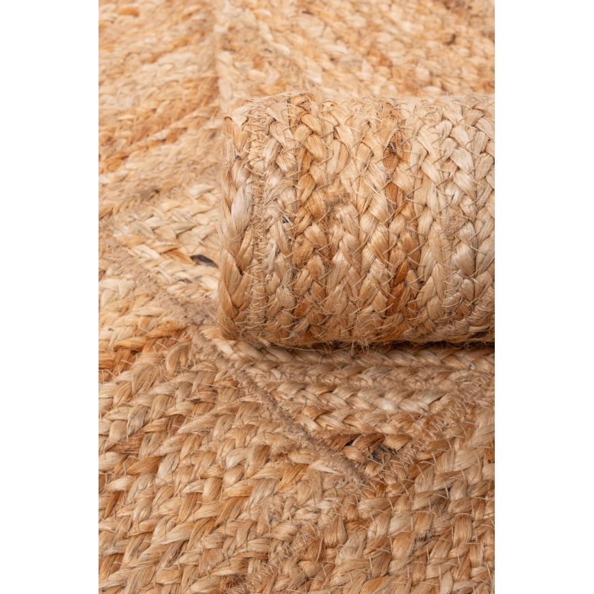 Naturalny dywan JUTA 70x140 cm beżowy