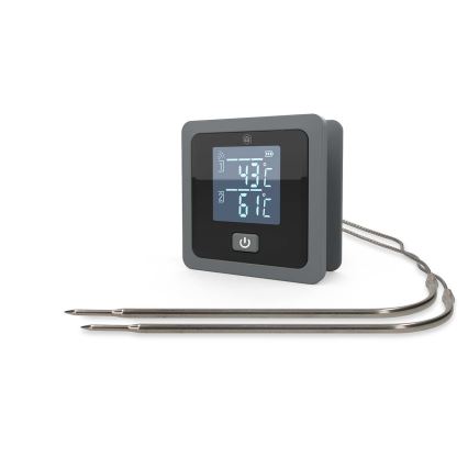 Inteligentny cyfrowy termometr do mięsa z wyświetlaczem LCD SmartLife 0-300 °C 2xAAA