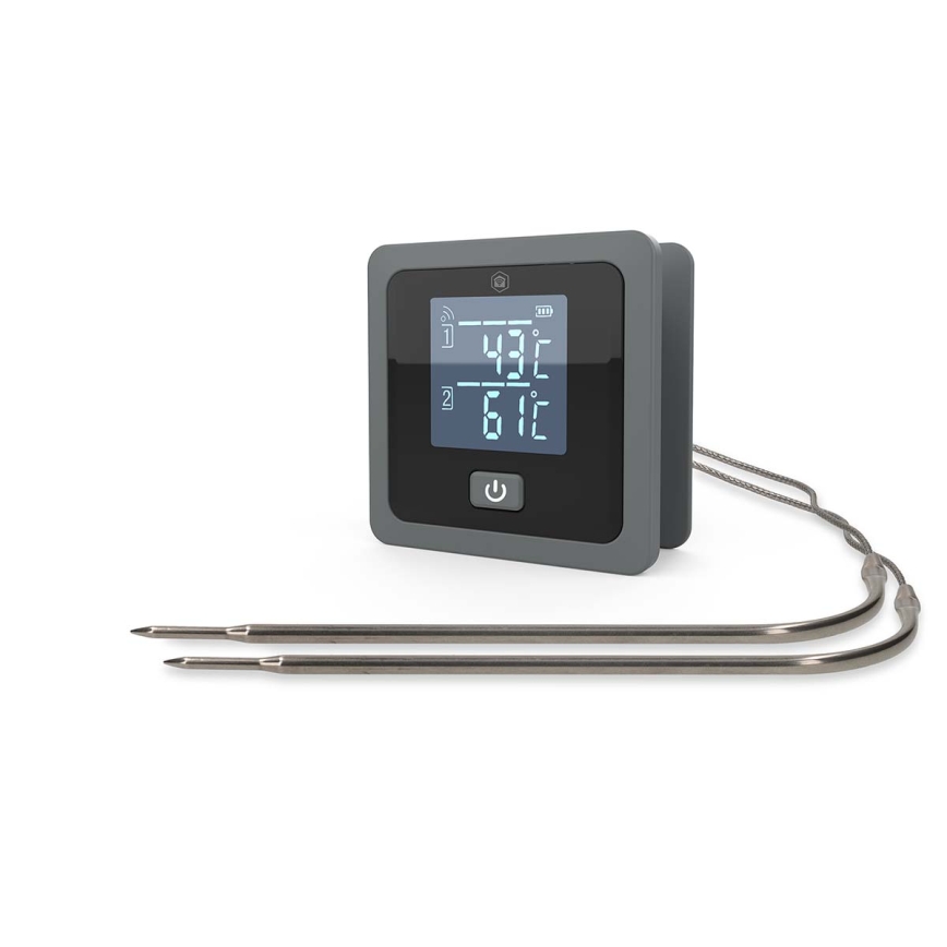 Inteligentny cyfrowy termometr do mięsa z wyświetlaczem LCD SmartLife 0-300 °C 2xAAA