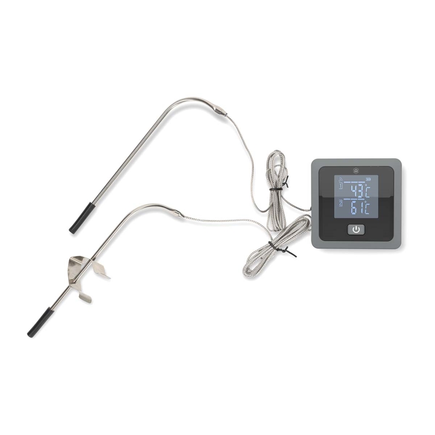 Inteligentny cyfrowy termometr do mięsa z wyświetlaczem LCD SmartLife 0-300 °C 2xAAA