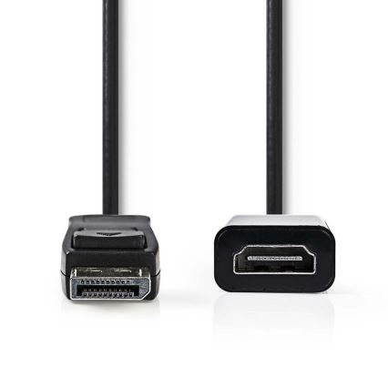 HDMI Cable DisplayPort Plug - HDMI wyjście 0.2 m