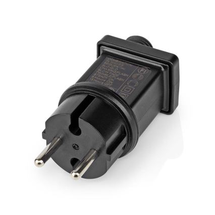LED Zewnętrzny łańcuch świąteczny 400xLED/7 funkcji 11m IP44 ciepła biała