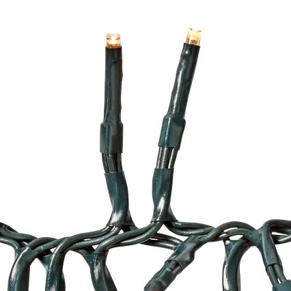 LED łańcuch zewnętrzny 768 diod LED/7 funkcji 8,6 m IP44 ciepła biel