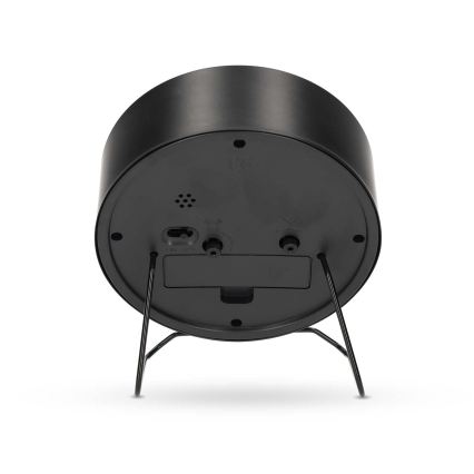 Analogowy budzik 1xAA czarny