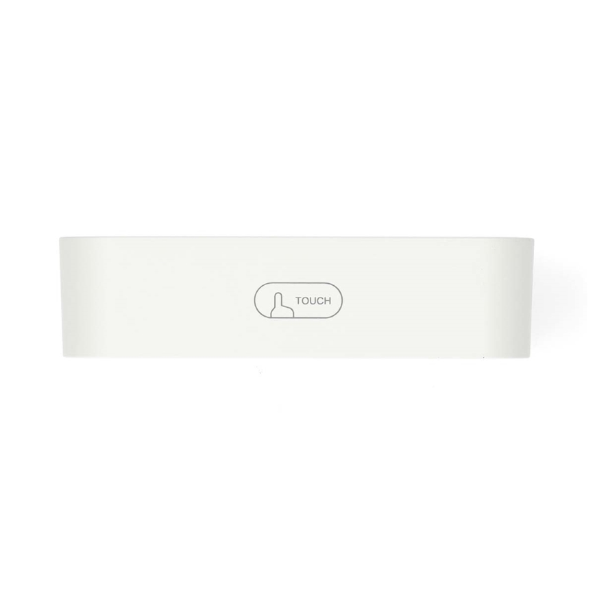 Cyfrowy zegar z budzikiem, termometrem i higrometrem 2xAA biały