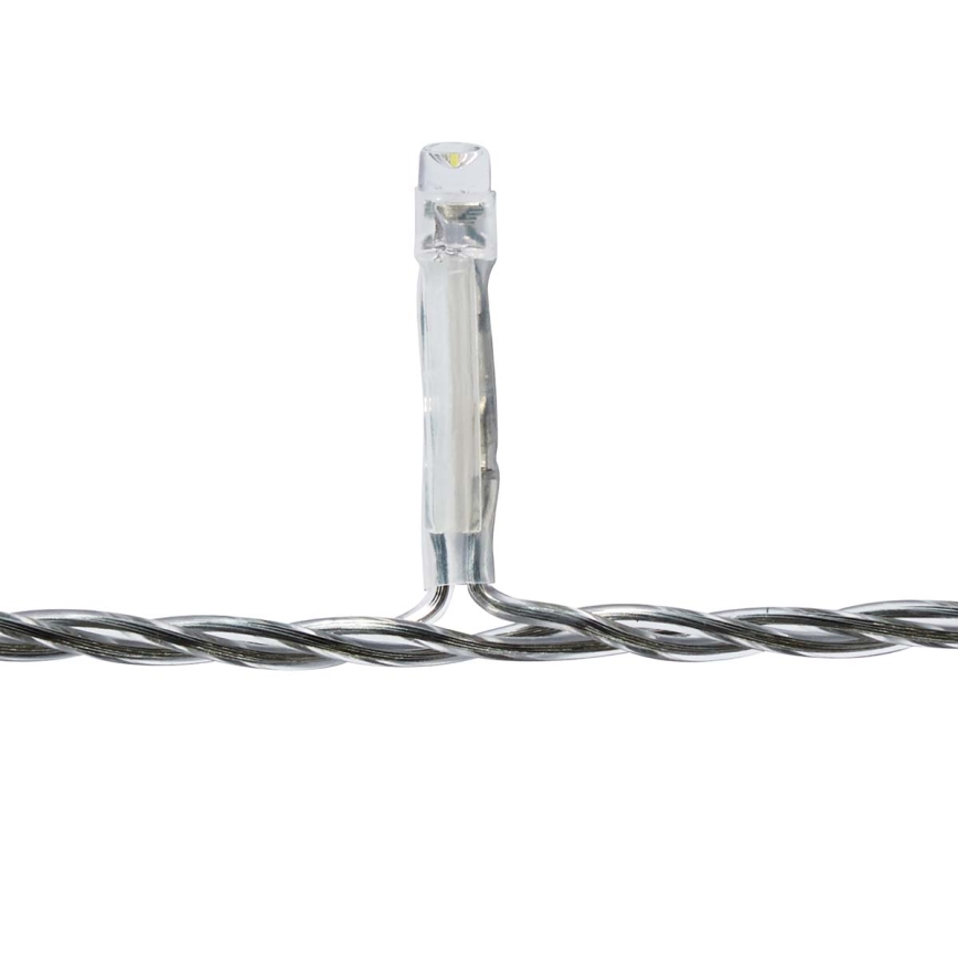 LED Zewnętrzna kurtyna świąteczna 180xLED/7 funkcji 10,9 m IP44 zimna biel
