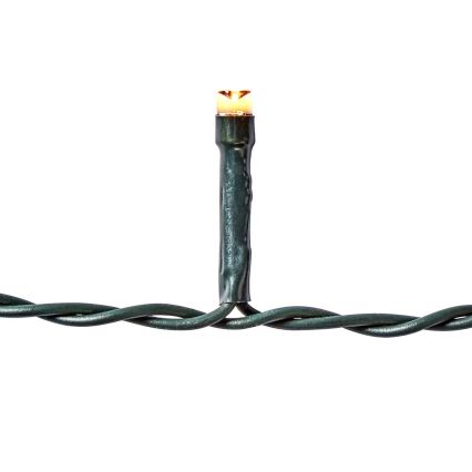 Zewnętrzna kurtyna świetlna LED, 360 diod / 7 trybów, 14 m, IP44, ciepła biała