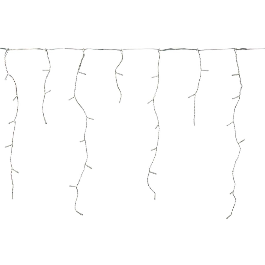 Kurtyna LED zewnętrzna 360 diod LED/7 funkcji 14 m IP44 zimna biel