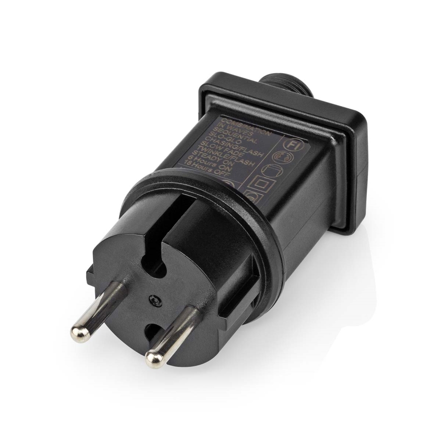 Kurtyna LED zewnętrzna 360 diod LED/7 funkcji 14 m IP44 zimna biel