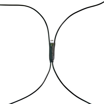 Kurtyna świetlna LED zewnętrzna, 160 diod LED / 7 funkcji, 5 m, IP44, ciepła biel