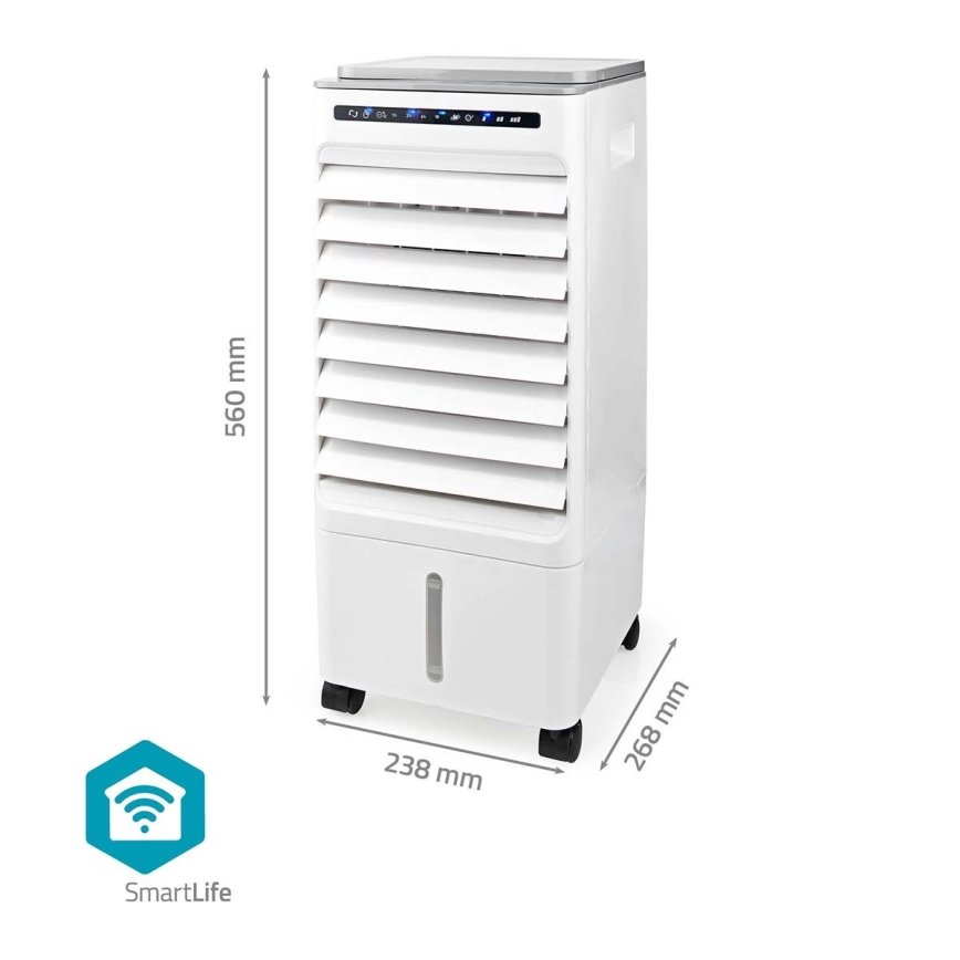 Klimatyzer 65W/230V Wi-Fi Tuya biały + pilot zdalnego sterowania