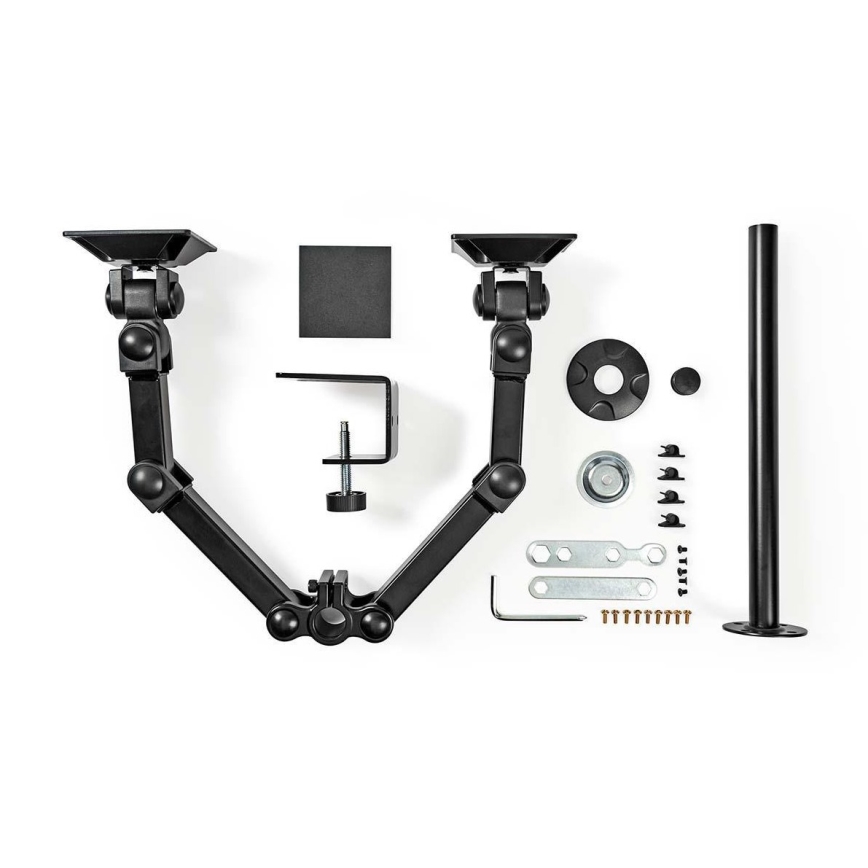 Stojak na dwa monitory 14-24”