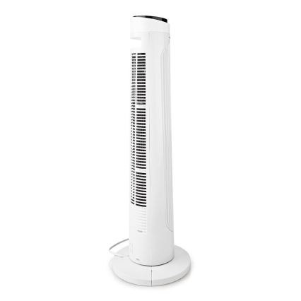 Wentylator wieżowy 50W/230V biały + zdalne sterowanie