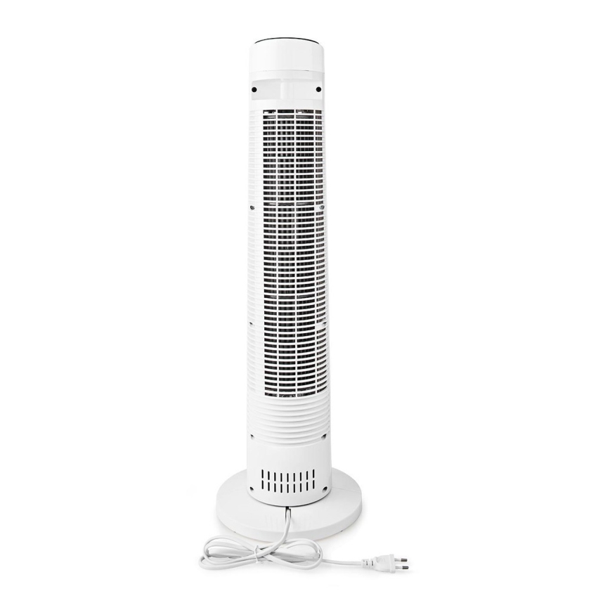 Wentylator wieżowy 50W/230V biały + zdalne sterowanie
