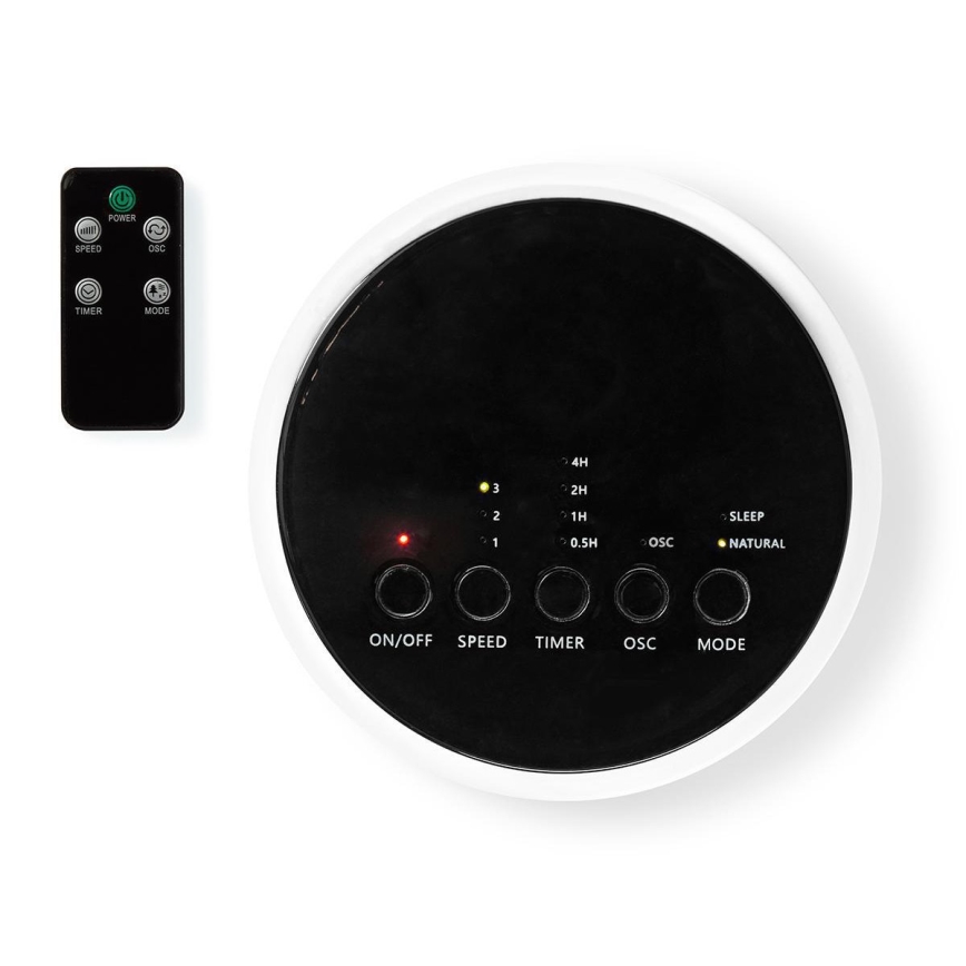Wentylator wieżowy 50W/230V biały + zdalne sterowanie