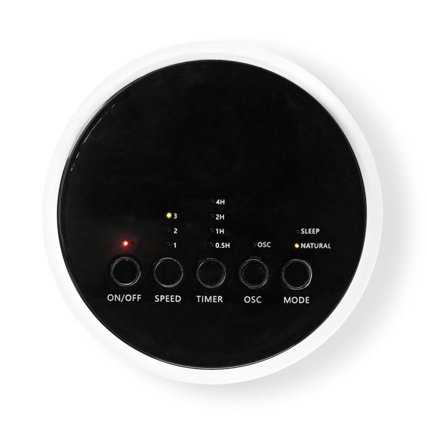 Wentylator wieżowy 50W/230V biały + zdalne sterowanie