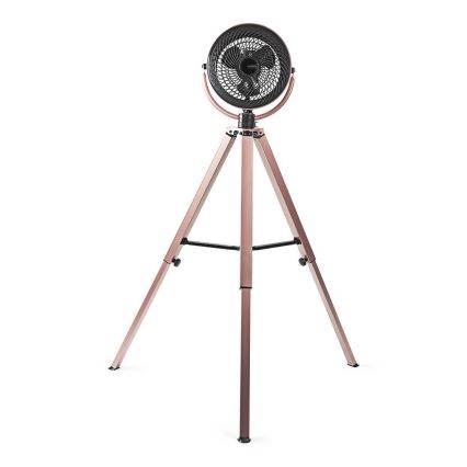 Wentylator na statywie 45W/230V różowe złoto