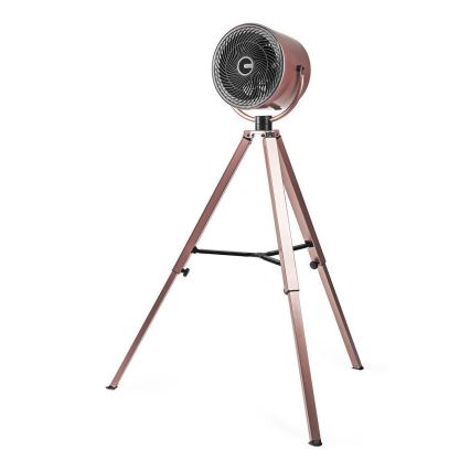 Wentylator na statywie 45W/230V różowe złoto