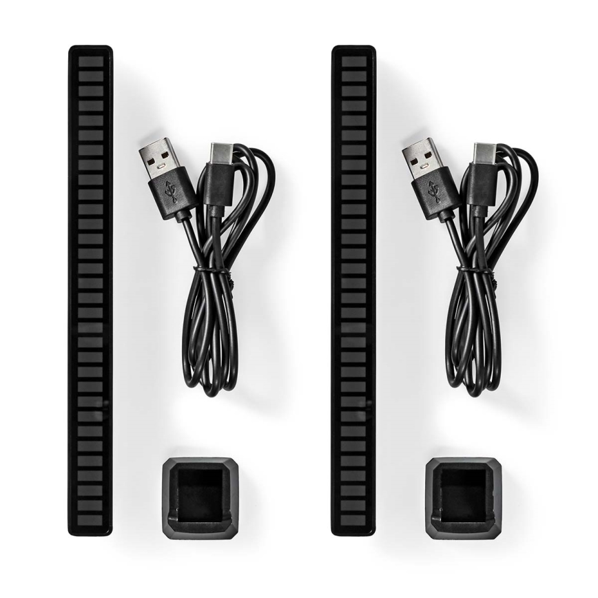 ZESTAW 2x LED RGB Ładowalna lampa biurkowa LED/250 mAh