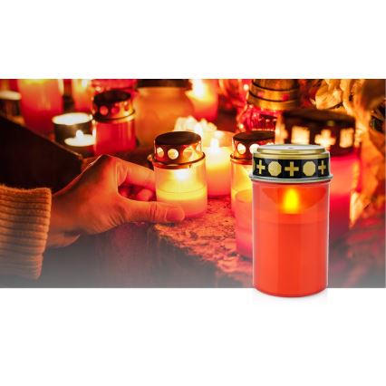 LED znicz cmentarny LED/2xAA IP44
