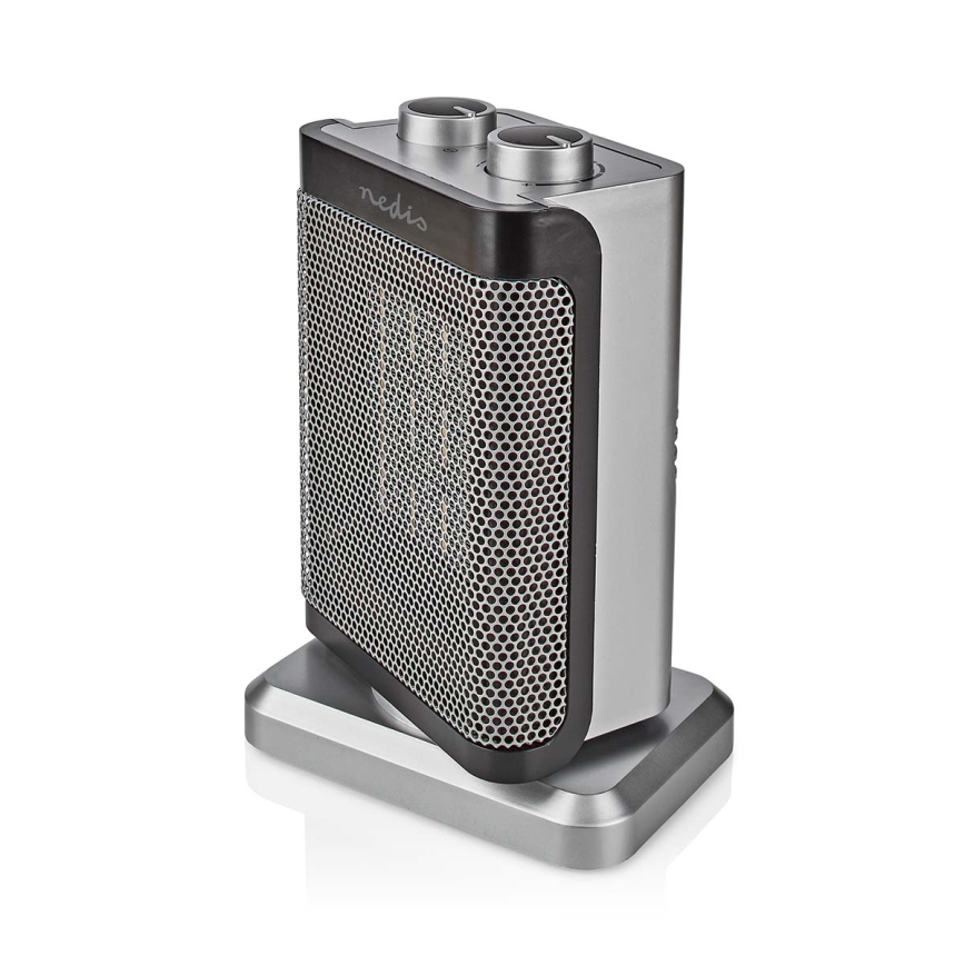 Wentylator z ceramicznym wkładem grzejnym 1000/1500W/230V srebrny