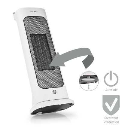 Wentylator z ceramicznym elementem grzejnym 1400/2000W/230V + pilot