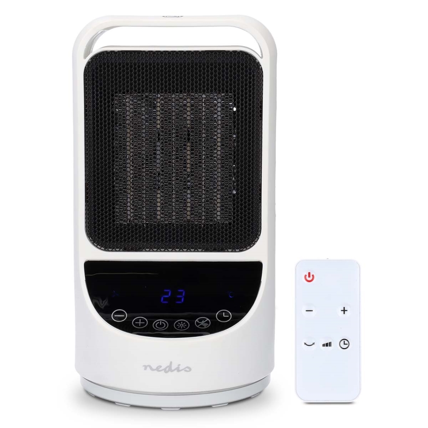 Wentylator z Grzejnik ceramiczny Smartlife 1000/1500W/230V Wi-Fi Tuya + pilot zdalnego sterowania