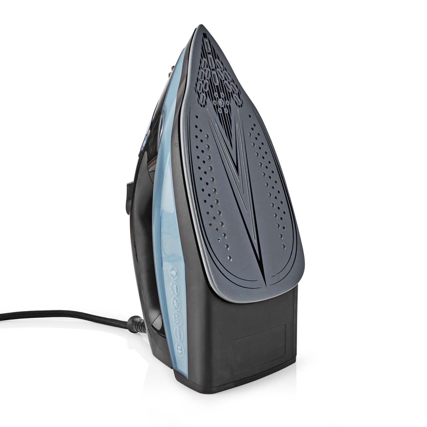 Żelazko parowe 2600W/230V czarne/niebieskie