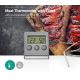 Termometr do mięsa z wyświetlaczem i timerem 0-250 °C 1xAAA