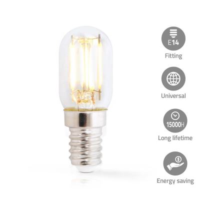 LED Żarówka do lodówki T22 E14/1,5W/230V 1800K