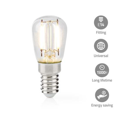 LED Żarówka do lodówki T26 E14/2W/230V 2700K