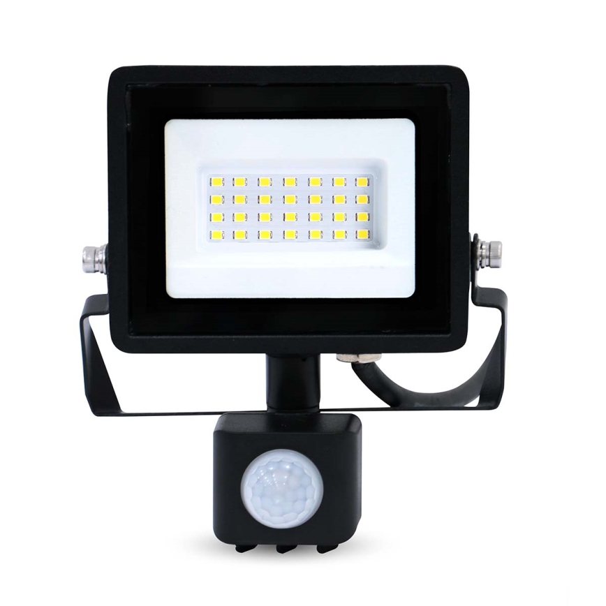 Reflektor LED z czujnikiem ruchu i zmierzchu do gniazdka LED/20W/230V IP44