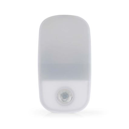 LED Laorientacyjna do kontaktu z czujnikiem ruchu i zmierzchu LED/0,55W/230V biały