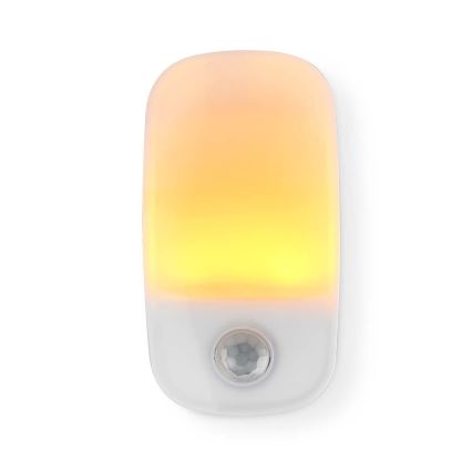 LED Laorientacyjna do kontaktu z czujnikiem ruchu i zmierzchu LED/0,55W/230V biały